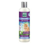 MENFORSAN Champú Anti-Insectos con Margosa, Geraniol Y Lavandino - Gatos 300 ml