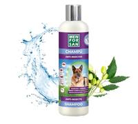 MENFORSAN Champú Anti-Insectos Repelente para Perros | con 3 Activos Naturales: Margosa, Geraniol y Lavandino | Protege contra Insectos | Cítrico | 1L