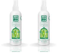 MENFORSAN Champú Aves Abrillantador de Plumas con glicerina | Higieniza y Abrillanta | Spray Natural | Plumaje Limpio y Suave | 125 ml (Paquete de 2)