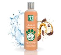 MENFORSAN Champú para Perros Aceite de Macadamia, Nutre y Abrillanta el Pelaje, Poder desenredante, Propiedades Anti Encrespamiento y Restauradoras, Cítrico, 300 ml