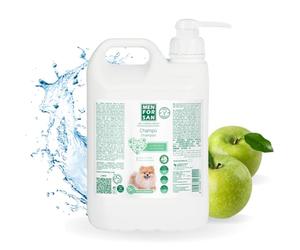 MENFORSAN Champú Perros - Garrafa 5 litros - hidratante, Hidrata, refresca y Protege, Manzana, Verde