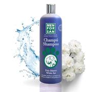MENFORSAN Champú Perros Pelo Blanco 1L, Intensificador del Color