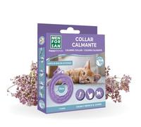 MENFORSAN Collar calmante para Gatos | con Valeriana Natural | Calma y Reduce el Estrés | Efecto 30 días | Largura 33 centímetros Ajustable