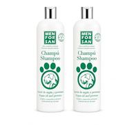 MENFORSAN - Pack 2 Unidades - Champu para Perros con Aceite de argan y proteinas 1L, Revitaliza el Pelaje de la Mascota