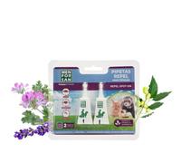 MENFORSAN Pipetas Anti-Insectos para roedores, Conejos y Hurones, con Margosa, geraniol y lavandino - Blister con 2 Unidades