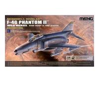 MENG-1/48 McDonnel Douglas F-4G Phantom II Kit de Modelo, Color Gris, Mittel (913594)
