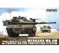 Meng-Model 72-006 - 1/72 de Israel Main Tanque Batalla Merkava Mk.4M W/ Trofeo -