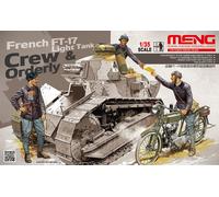 Meng-Model HS-005-1 :3 5 Francés FT-17 Light Tripulación de Tanque & Ordenanza -