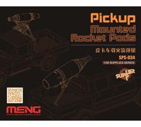 Meng-Model SPS-034 - 1:35 Cohetes Montados En Pickup (Resina) - Nuevo