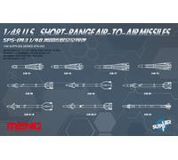 Meng-Model SPS-043 - 1:48 U. S. Short-Range Air-To-Air Missiles - Nuevo