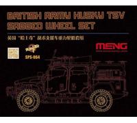 Meng-Model SPS-064-1 :3 5 British Ejército Husky Tsv Sagged Wheel Set (Resina)