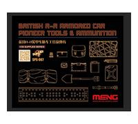 Meng-Model SPS-067-1 :3 5 British R-R Armored Coche Pioneer Tools & Ammunition