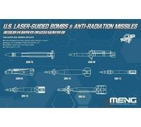 Meng Model SPS-072 - 1:48 Bombas Guiadas Por Láser U.S. Y Misiles Anti-Radiación