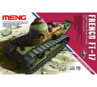 Meng-Model TS-008-1 :3 5 Francés FT-17 Tanque Ligero (Cast Torreta) - Nuevo