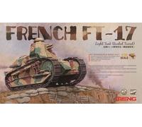 Meng-Model TS-011 - 1:35 Tanque Ligero Francés FT-17 (Torreta Remachada) - Nuevo