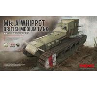 MENG Kit para Construir maqueta 1:35 del Tanque británico MK. A Whippet, Multicolor