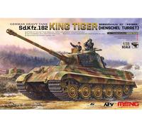 Meng-Model TS-031-1 :3 5 Sd.kfz. 182 , Rey Tigre, Henschel-Turm- Nuevo