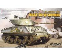 Meng-Model TS-043-1 :3 5 U. S. Medium Tank M4A3(76)W - Nuevo
