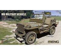 Meng Modelos 1 :3 5 MB Jeep Military Vehicle Kit de Modelismo