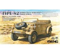 TEMU MENG VS-015 Kit de Tipo 82 1/35 África del - Requiere Montaje y Pintura DIY, Plástico