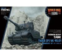 Meng-Model WWT-015 Panzerbausatz Tiger (P) Modelo Cartoon Nuevo