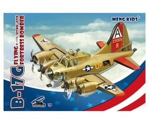 MENG Modelo Kids B-17G Flying Fortress Bomber Kit (Multicolor)