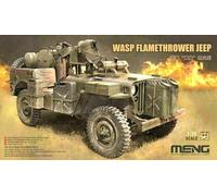 Meng Modelos 1 :3 5 MB Jeep Military Vehicle With Wasp Flamethrower Modelo Kit