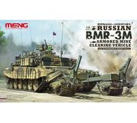 MENG SS 4 Ejército Modelo 1:35-Vehículo blindado Ruso BMR-3M de Limpieza de Minas, Color Verde Militar, 308x109mm (SS-011)