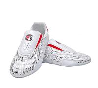 Meng Zapatos de Taekwondo 20 Tamaños Suela de Goma Blanda Zapatillas de Deporte de Artes Marciales para Niños Hombres Kong Fu Taichi (Color : White, Size : 41)