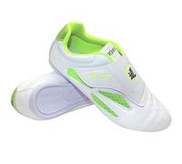Meng Zapatos de Taekwondo Cuero de PU Zapatillas de Gimnasio de Artes Marciales para Adultos (Color : White, Size : 43)