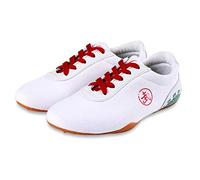 Meng Zapatos de Taekwondo, Zapatos Antideslizantes de Artes Marciales, Artes Marciales Zapatilla de Deporte de Boxeo Karate Kung Fu Zapatos de Tai Chi de Rayas Negras Ligeros for Hombres Mujeres