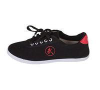 Meng Zapatos de Taewondo de Artes Marciales, Deportes Unisex Transpirables Karate Kung Fu Tai Chi Zapatos for niños Adolescentes Adultos (Color : Black, Size : 42)