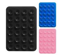 MENGCH 1/2 Funda para Teléfono con Ventosa - Soporte Cuadrado Antideslizante para Teléfono, Soporte para Accesorios Móviles Manos Libres | Soporte De Adhesión De Succión para Teléfono De Doble Cara