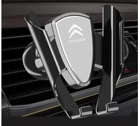 MENGCH Coche Soporte Móvil para Citroen C5/C6/C4L/C3-XR/C4/C-Elysee/ZX/C-Triomphe, Ajustable Antideslizante 360° Rotación Teléfono Inteligente Clip Coche Soporte Movil Coche Accesorios,B, W
