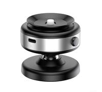 MENGCH Soporte magnético Giratorio de 360 Grados para teléfono, Soporte magnético de Ventosa eléctrica al vacío, Ofrece un Soporte Robusto y Capacidad de rotación Completa (Plateado), W,Plateado