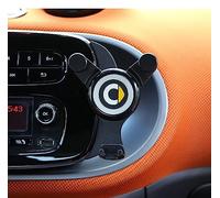 MENGCH Soporte Teléfono Móvil de Coche, Marco Navegación GPS, para Smart 450 451 453 Fortwo Forfour, Soporte Gravedad, 360 Ajustable Una Visibilidad Óptima, Accesorios Decoración,Theradio, W