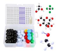mengger Modelos Moleculares Kit 136Pcs Química Orgánica e Inorgánica Química Científica atomía Atomizador enseñanza Set de Aprendizaje Molecular Modelo Molecular