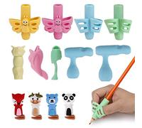 MengH-SHOP Asas para lápices, ayuda ergonómica para escribir, corrector de postura, herramienta para niños, estudiantes, adultos, 13 unidades