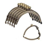 MengH-SHOP Cerradura para Fabricación de Monederos 8.5cm Marco de Bricolaje Beso Broche Marco Cierre Monederos Boquilla de Bolso para el monedero arte de la fabricación DIY 10 Piezas (Bronce)