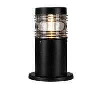 Mengjay Lámpara de Pilar Exteriores Moderno,IP23 Impermeable Luces de jardín Lámpara de poste Exterior,LED Faros de Columna Farola Jardín E27 Lámpara de exterior para Villa Balcón Terraza (D)
