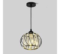 Mengjay Luz de Techo de Cristal Moderna,Iluminación colgante de Cristal,E27 Lámpara de techo luz de techo mini Colgante de Luz Lámpara de Techo de Semi Empotrada para Cocina, Comedor