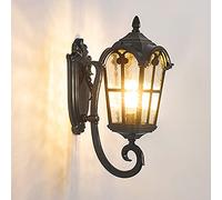 Mengjay Trade Lámpara de pared retro Lámpara de pared antigua para exteriores E27 Lámpara de jardín Lámpara de pared antigua Lámpara para exteriores Impermeable Balcón Villa Lámpara para exteriores
