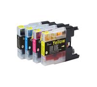 MENGJNGB Cartucho de Tinta for B-Rother LC12 LC17 LC71 LC40 LC73 LC75 LC77 LC79 LC400 LC450 LC1220 LC1240 LC1280(1SET(4pcs))