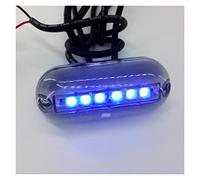 MENGKE 1 PC Yate Luces submarinas 18 0lm 6led 12v Lámpara de Pesca de la iluminación del Barco Marino a Prueba de Agua Accesorios for Barco(Blue)