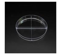 MENGKE 10 Unids/lote De Placas De Petri De Plástico De 90mm De 4 Rejillas De Laboratorio For Experimentos De Biología Escolar