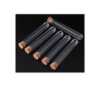 MENGKE 100 Piezas/lote 15x100 Mm Tubo De Ensayo De Plástico De Laboratorio Con Corcho, Diámetro 15 Mm PC Labware Botella De Dulces For Fiesta Frascos De Sal De Baño Tubo De Regalo De Boda