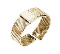MENGKE 18 mm 20 mm 22 mm 24 mm Milanés Reloj de Reloj de Reloj de Reloj de Reloj de Reloj de Reloj de Malla de Acero Inoxidable de Malla Pulsera de Pulsera de Pulsera Negra(Gold_20mm)