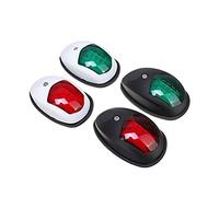 MENGKE 2 UNIDS Universal Light Light Signal Lamp Marker Luz Lámpara de navegación Lámpara Ajuste for Barco Marino Yate Camión Trailer Van(White)