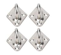 MENGKE 304 Acero Inoxidable Techo Montaje en la Pared Gancho de Trabajo de Trabajo Pesado Ajuste for Botes de Yoga Columpios hamacas 1xcf(6mm)