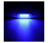 MENGKE 4 uds. 12 V 3 escalera para barco, escalera del puente Side Marker Light Courtesy Lights Indicador azul señal azul Lighting Marine Boat Taillight (azul)
